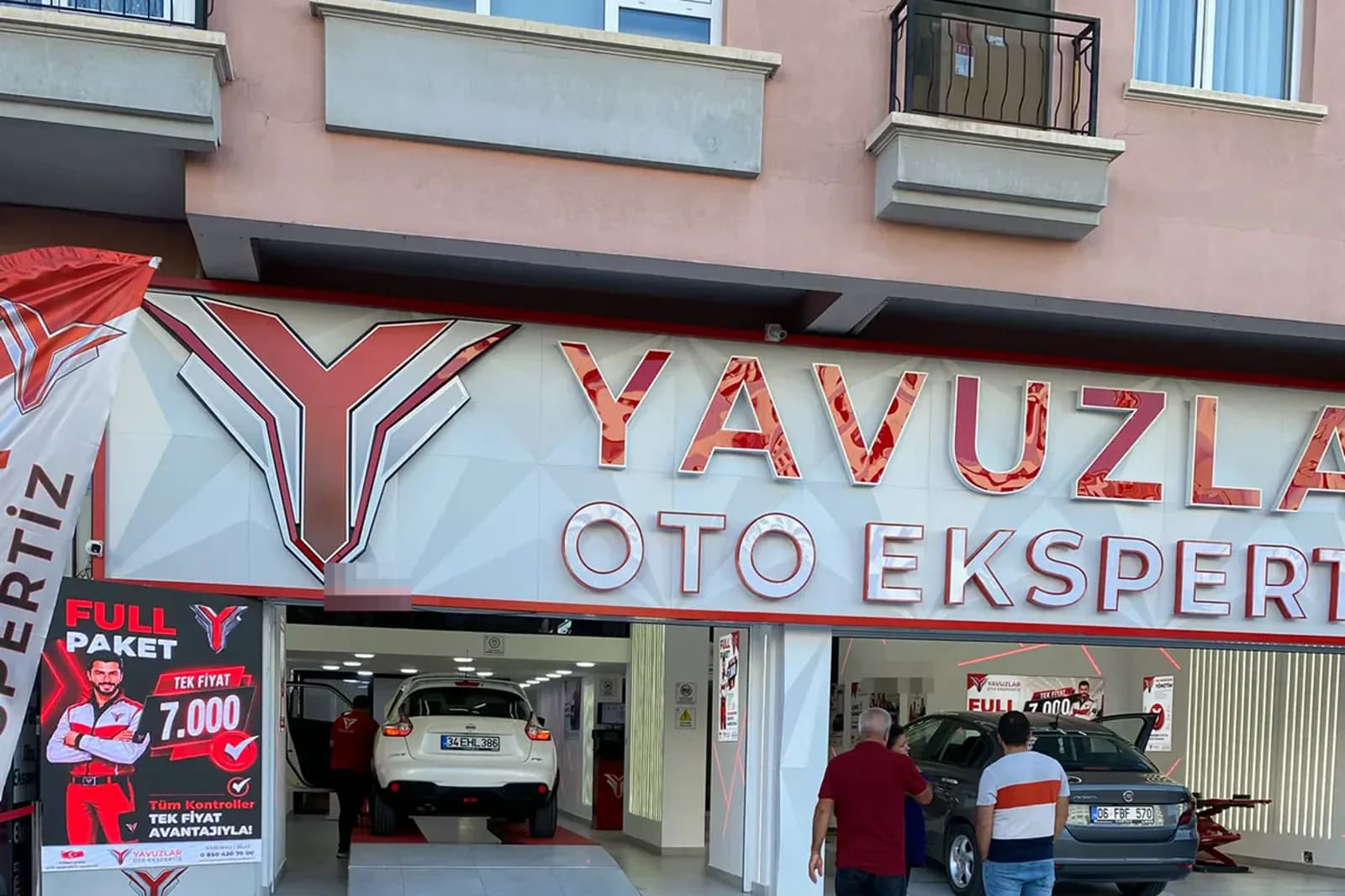 Çankaya Oto Ekspertiz — Yavuzlar Çankaya istasyonu tabelası ve girişi